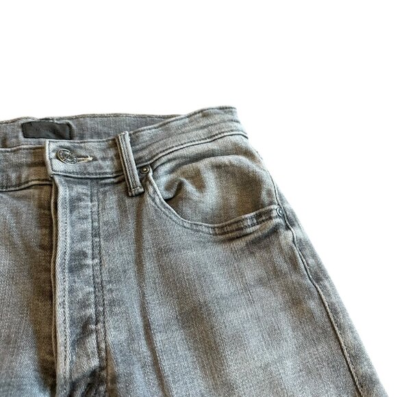 Mother Denim The Tomcat Ankle Beam Me Up Grey Jeans Stretch Size 26 Women's - Picture 3 of 14